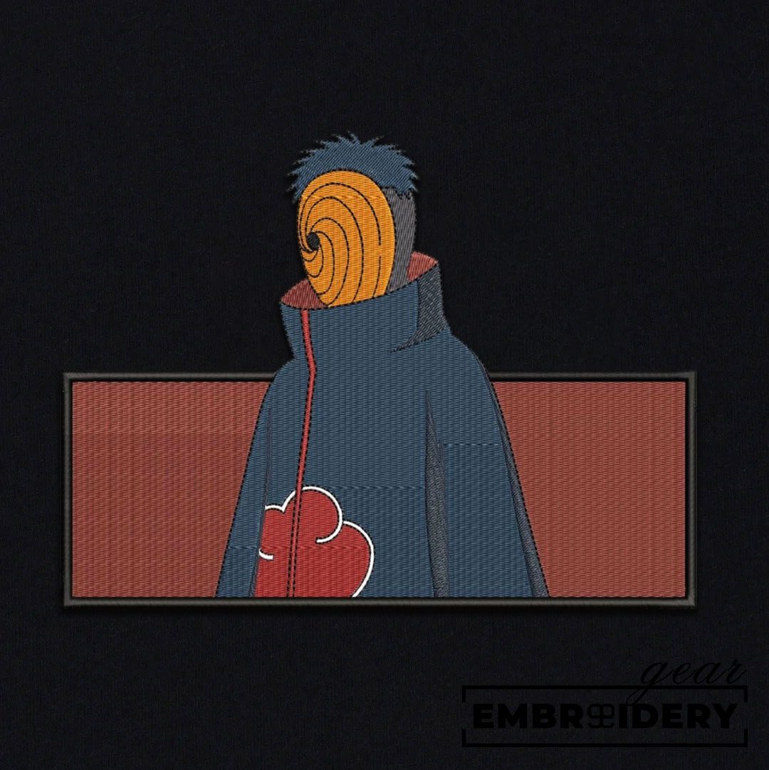 Obito uchiha Naruto Anime Embroidered Design Personalized Embroidered T Shirt Sweatshirt Hoodie Clothing NRT200