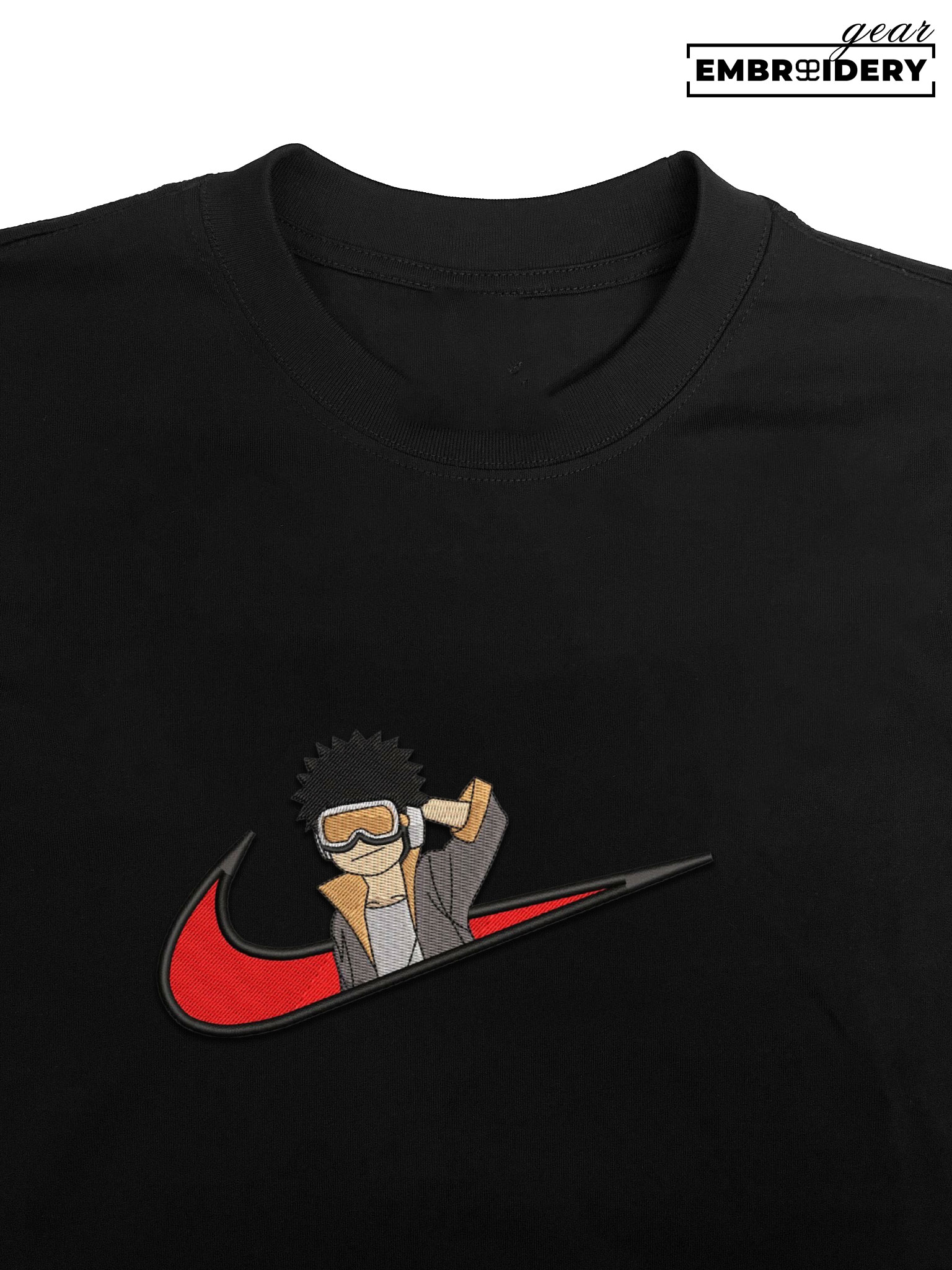 Obito swoosh nike Naruto Anime Embroidered Design Personalized Embroidered T Shirt Sweatshirt Hoodie Clothing NRT192