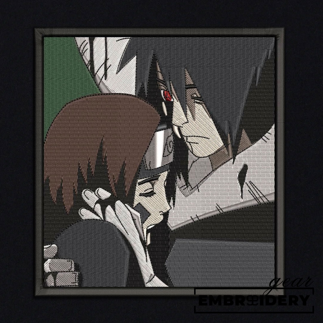 Obito rin Naruto Anime Embroidered Design Personalized Embroidered T Shirt Sweatshirt Hoodie Clothing NRT189