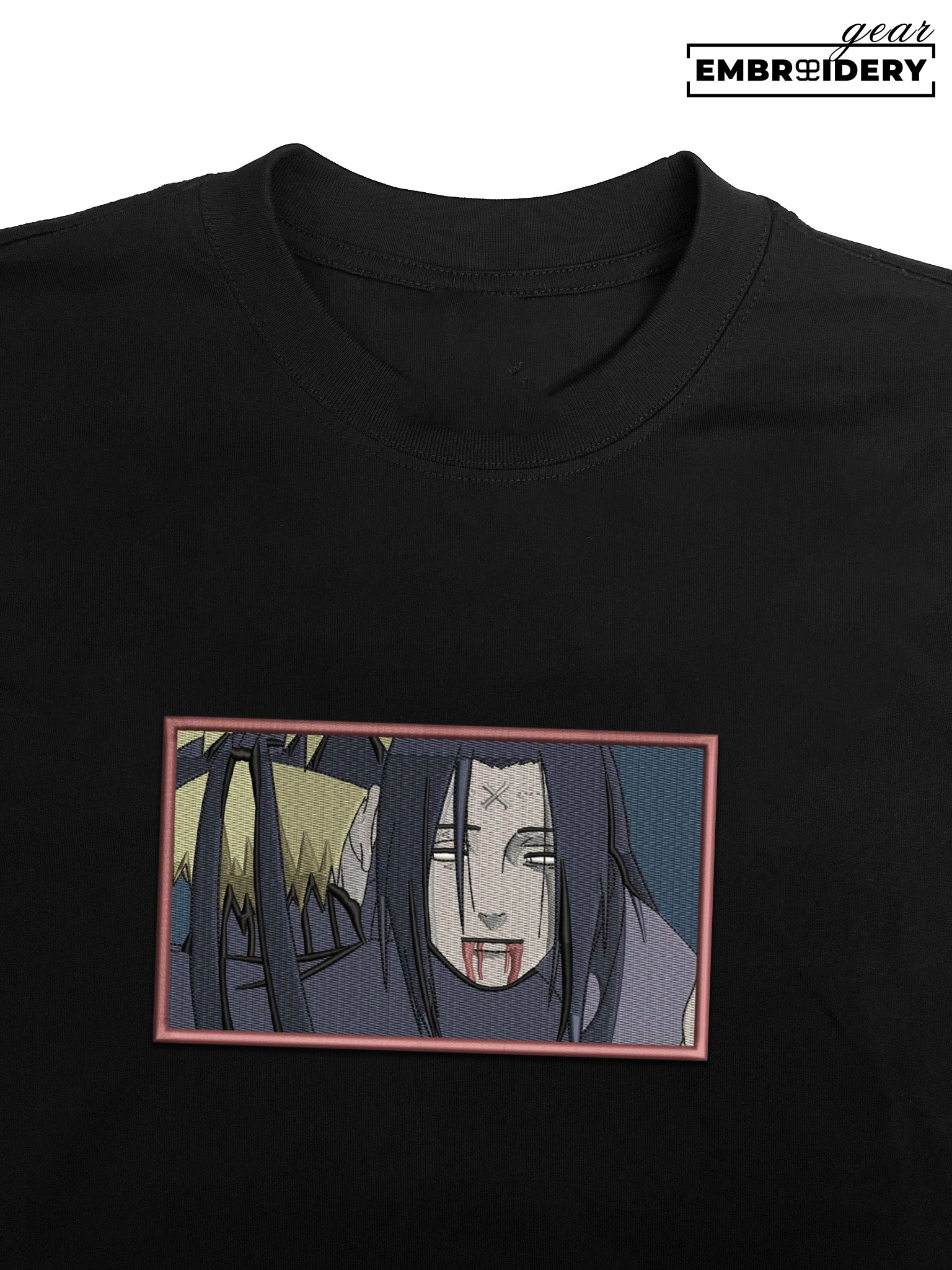 Neji naruto Naruto Anime Embroidered Design Personalized Embroidered T Shirt Sweatshirt Hoodie Clothing NRT182