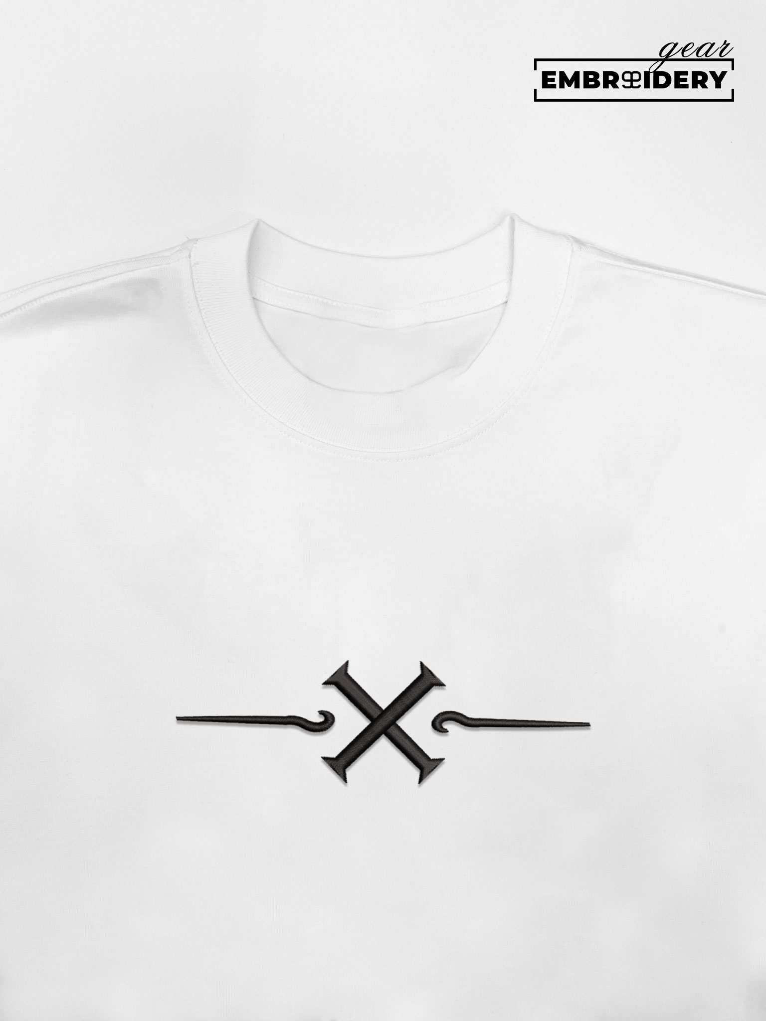 Neji head sign Naruto Anime Embroidered Design Personalized Embroidered T Shirt Sweatshirt Hoodie Clothing NRT181