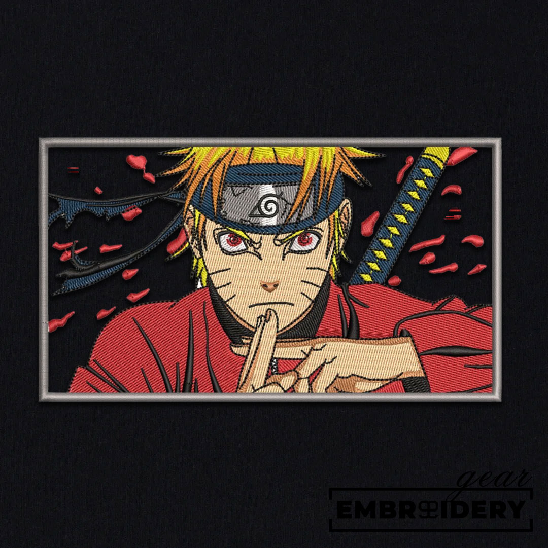 Naruto uzumaki Naruto Anime Embroidered Design Personalized Embroidered T Shirt Sweatshirt Hoodie Clothing NRT177