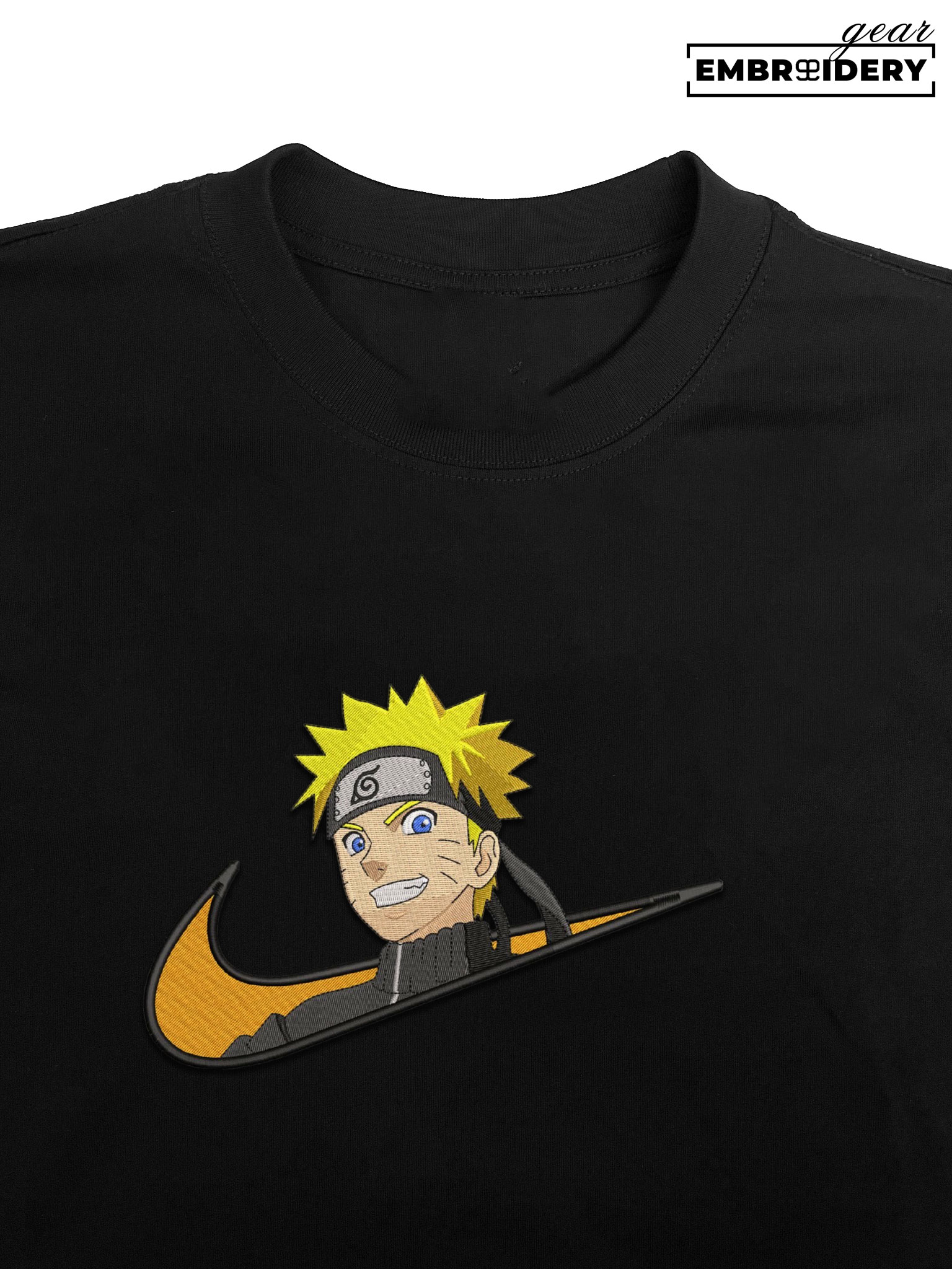 Naruto swoosh nike Naruto Anime Embroidered Design Personalized Embroidered T Shirt Sweatshirt Hoodie Clothing NRT173