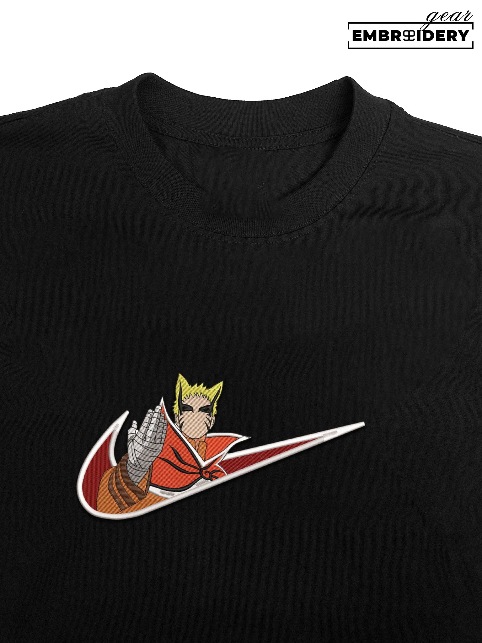 Naruto swoosh nike Naruto Anime Embroidered Design Personalized Embroidered T Shirt Sweatshirt Hoodie Clothing NRT172