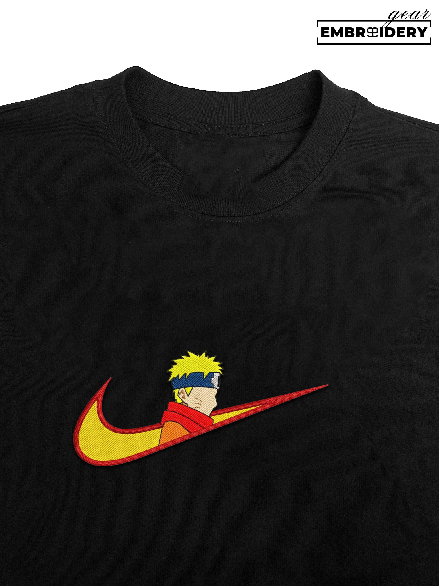 Naruto swoosh nike Naruto Anime Embroidered Design Personalized Embroidered T Shirt Sweatshirt Hoodie Clothing NRT171