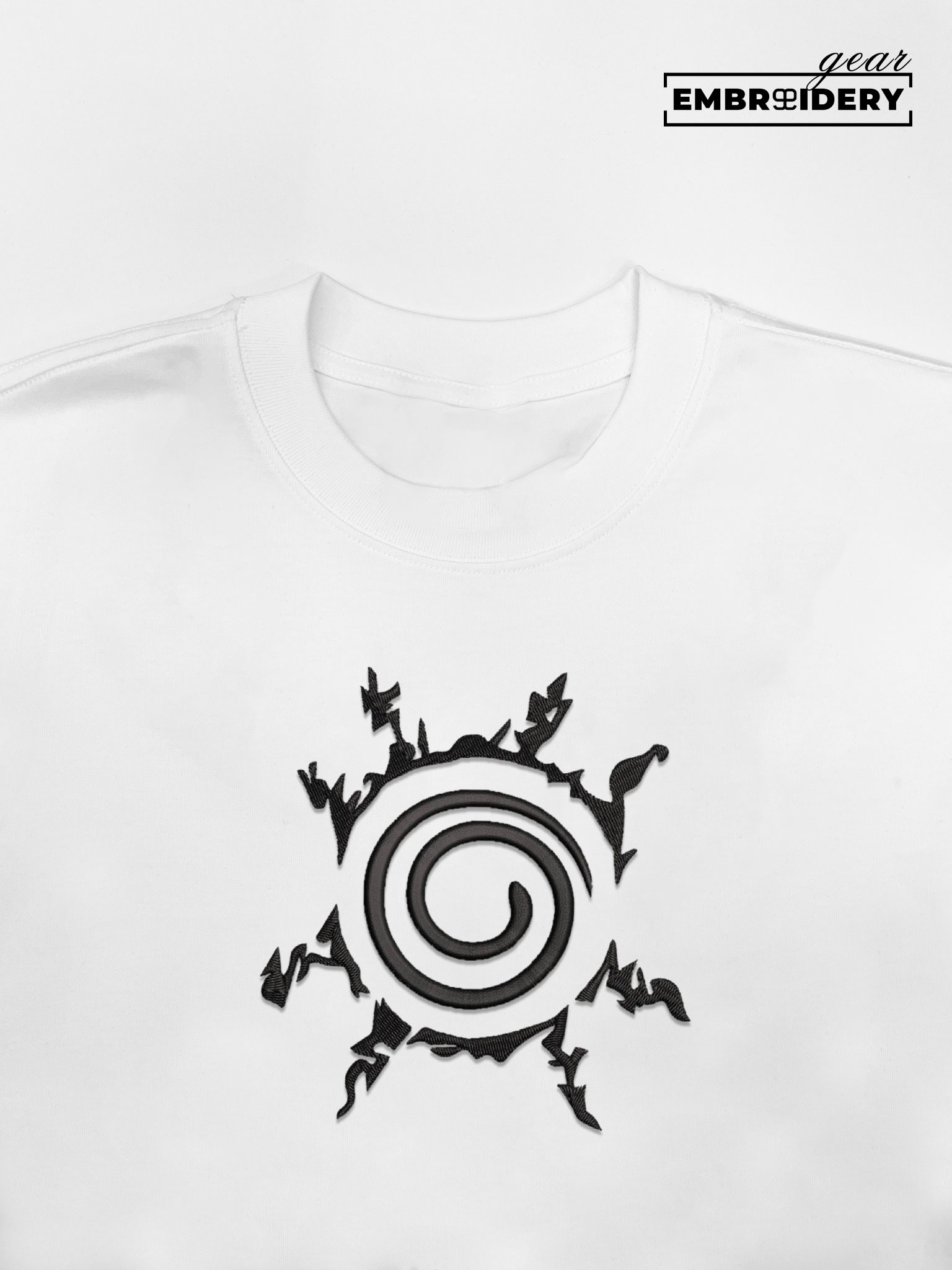 Naruto seal Naruto Anime Embroidered Design Personalized Embroidered T Shirt Sweatshirt Hoodie Clothing NRT169