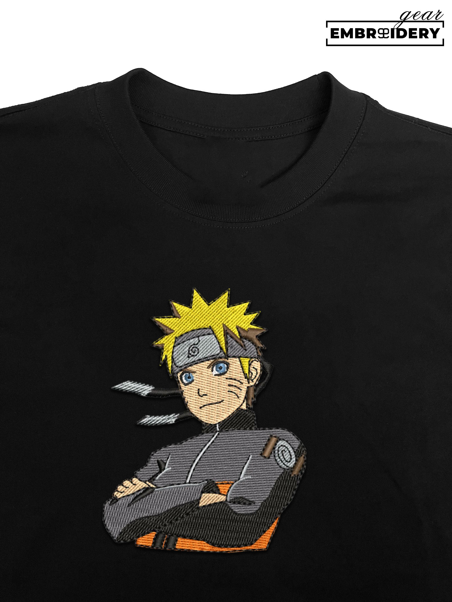 Naruto Naruto Anime Embroidered Design Personalized Embroidered T Shirt Sweatshirt Hoodie Clothing NRT154