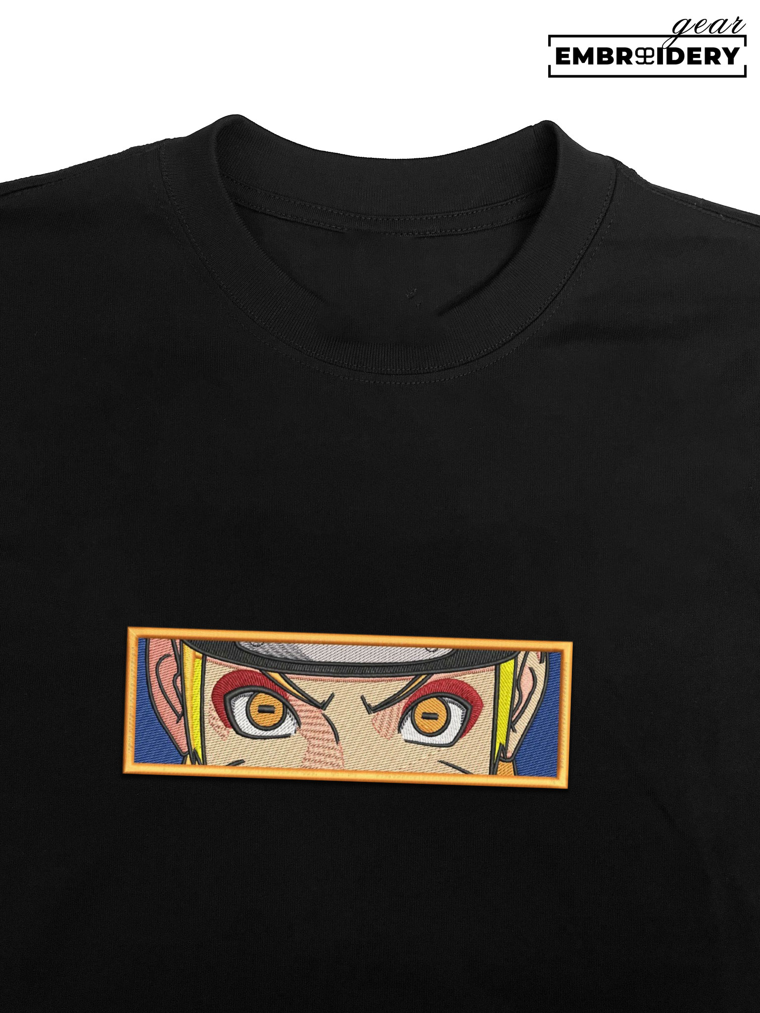Naruto eyes Naruto Anime Embroidered Design Personalized Embroidered T Shirt Sweatshirt Hoodie Clothing NRT155