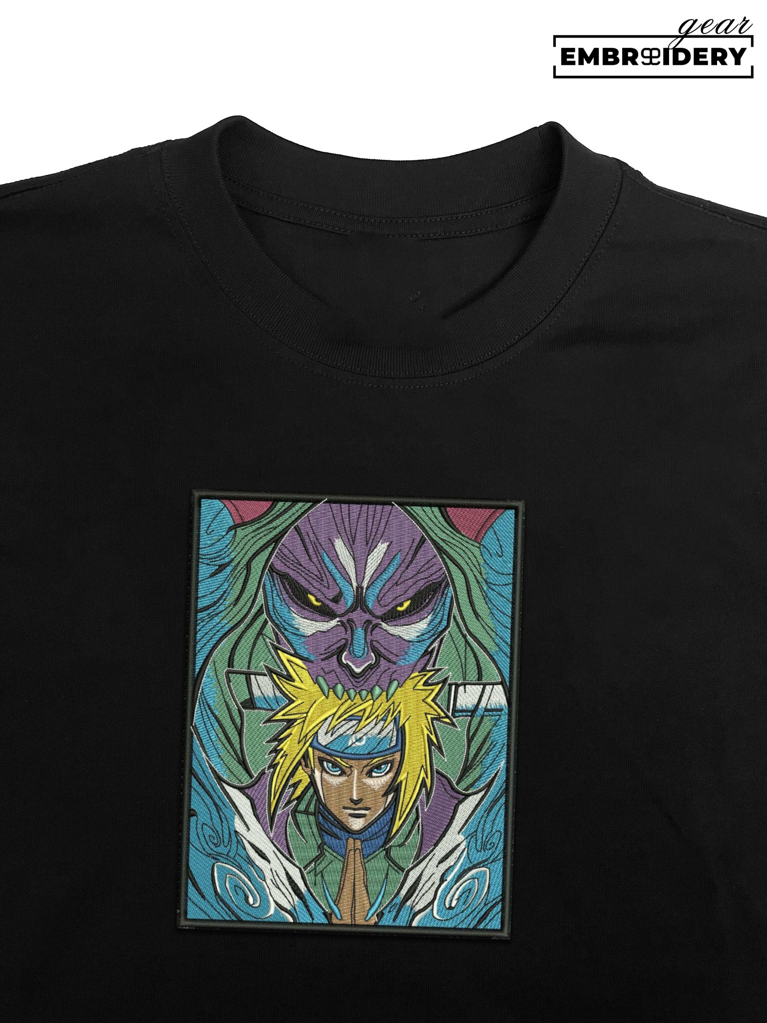 Minato death reaper Naruto Anime Embroidered Design Personalized Embroidered T Shirt Sweatshirt Hoodie Clothing NRT139