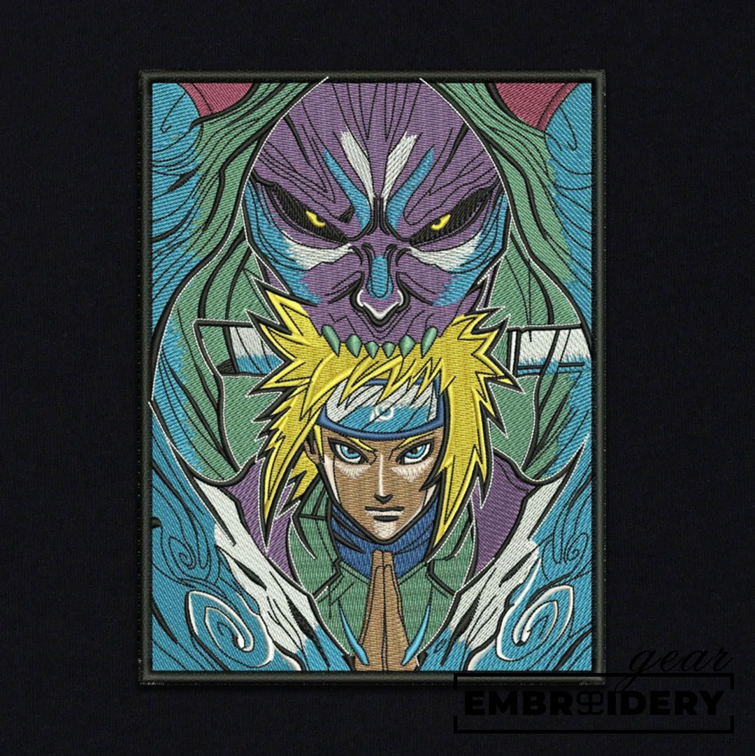 Minato death reaper Naruto Anime Embroidered Design Personalized Embroidered T Shirt Sweatshirt Hoodie Clothing NRT139