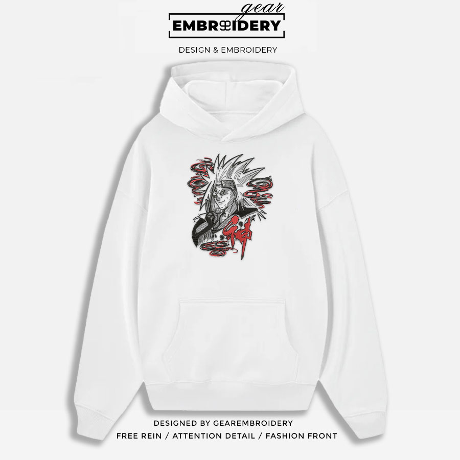 Madara uchiha Naruto Anime Embroidered Design Personalized Embroidered T Shirt Sweatshirt Hoodie Clothing NRT132