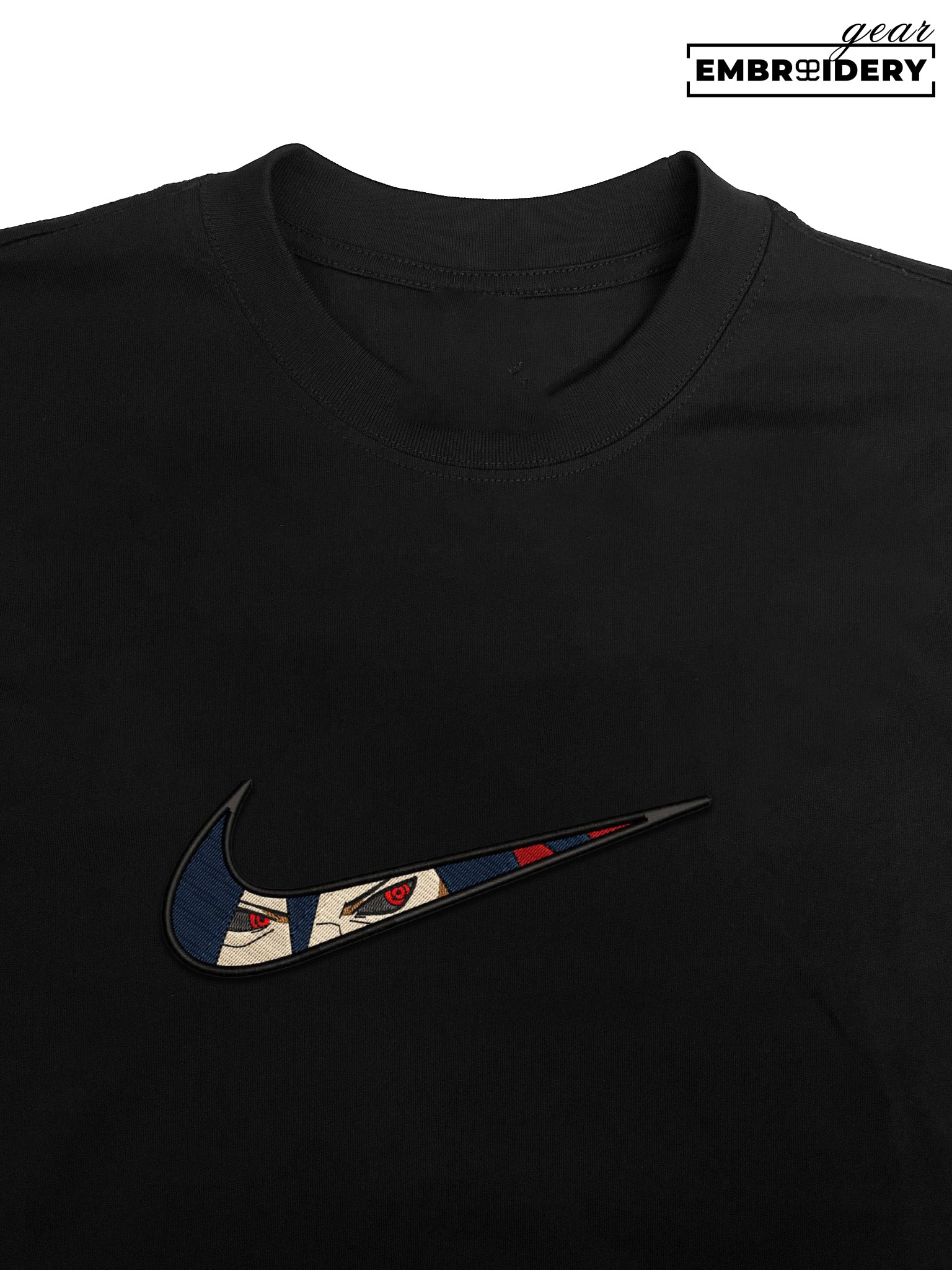 Madara swoosh nike Naruto Anime Embroidered Design Personalized Embroidered T Shirt Sweatshirt Hoodie Clothing NRT130