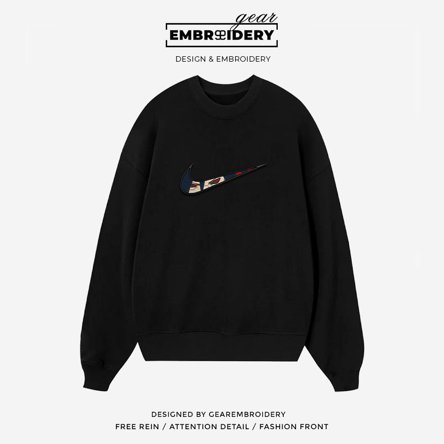 Madara swoosh nike Naruto Anime Embroidered Design Personalized Embroidered T Shirt Sweatshirt Hoodie Clothing NRT130