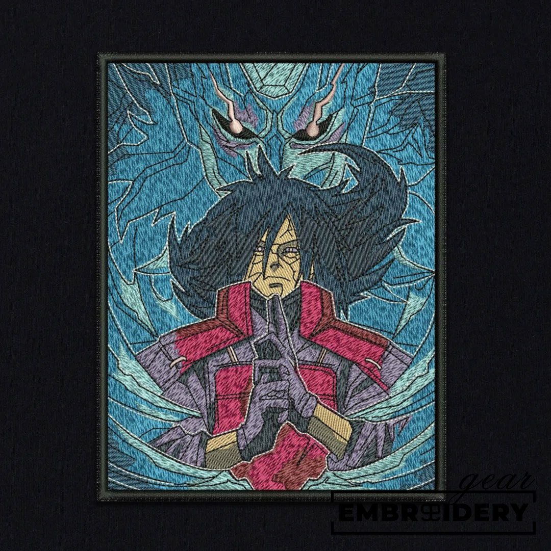 Madara susano Naruto Anime Embroidered Design Personalized Embroidered T Shirt Sweatshirt Hoodie Clothing NRT126