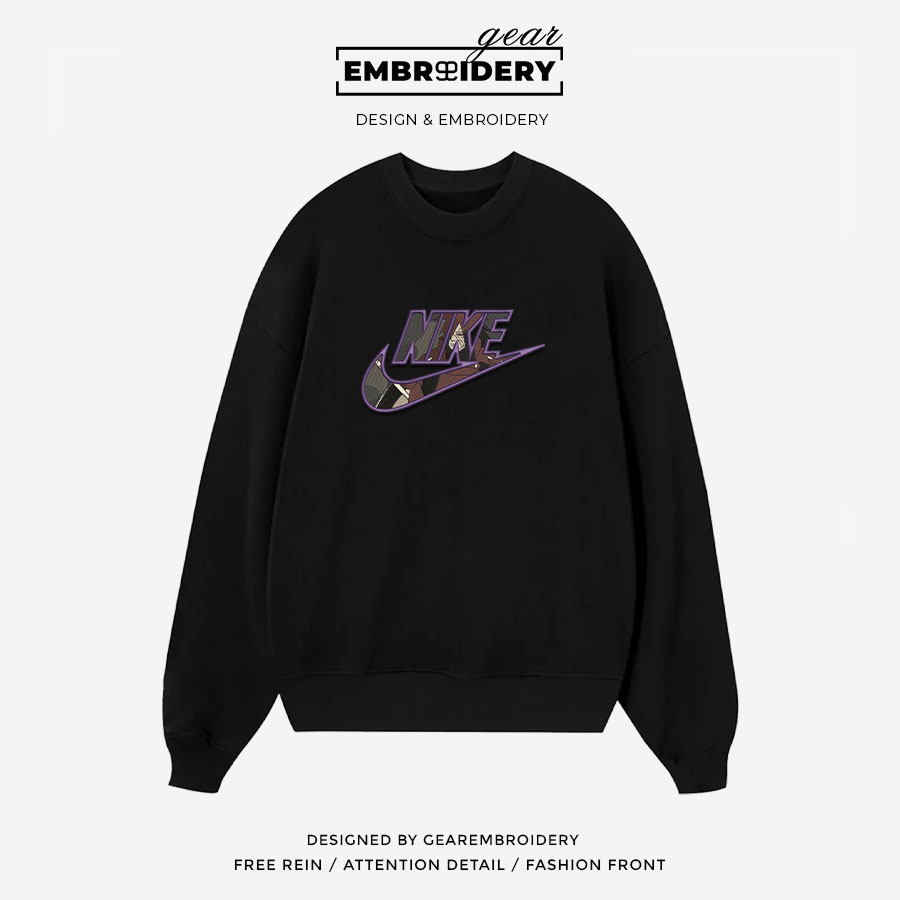 Madara nike nike Naruto Anime Embroidered Design Personalized Embroidered T Shirt Sweatshirt Hoodie Clothing NRT124