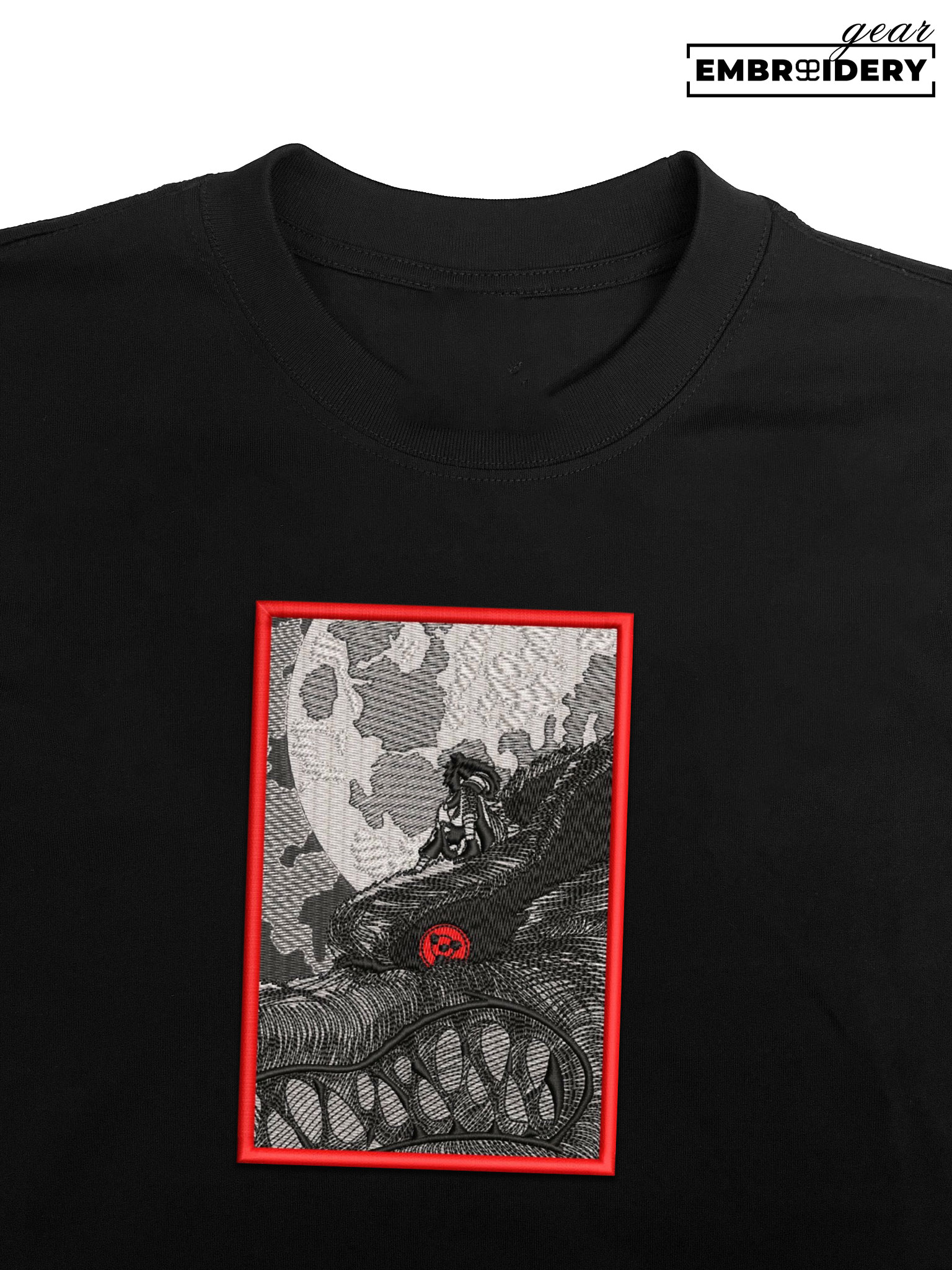 Madara kurama Naruto Anime Embroidered Design Personalized Embroidered T Shirt Sweatshirt Hoodie Clothing NRT122