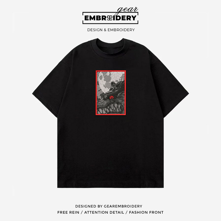 Madara kurama Naruto Anime Embroidered Design Personalized Embroidered T Shirt Sweatshirt Hoodie Clothing NRT122