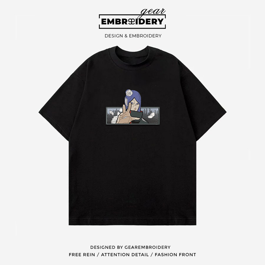 Konan Naruto Anime Embroidered Design Personalized Embroidered T Shirt Sweatshirt Hoodie Clothing NRT115