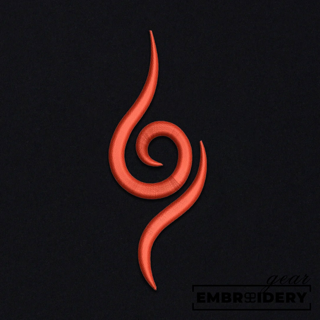 Kakashi tattoo Naruto Anime Embroidered Design Personalized Embroidered T Shirt Sweatshirt Hoodie Clothing NRT110