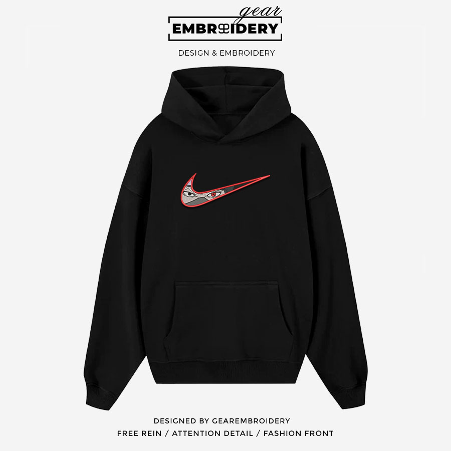 Kakashi swoosh nike Naruto Anime Embroidered Design Personalized Embroidered T Shirt Sweatshirt Hoodie Clothing NRT107