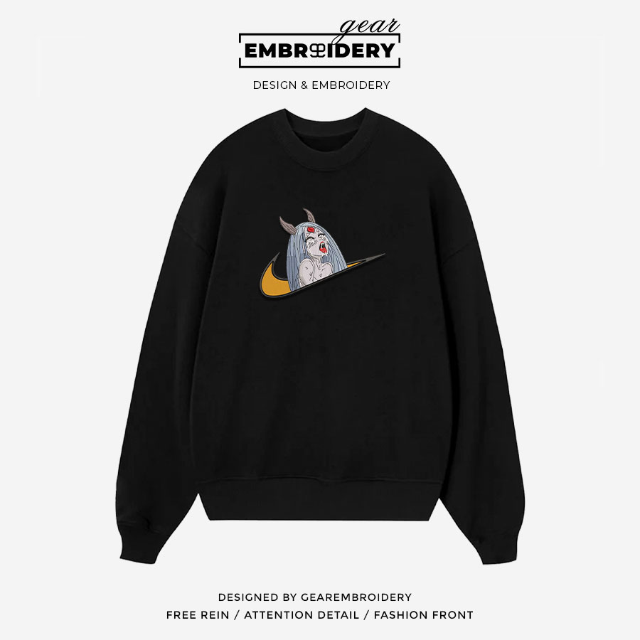 Kaguya swoosh nike Naruto Anime Embroidered Design Personalized Embroidered T Shirt Sweatshirt Hoodie Clothing NRT087