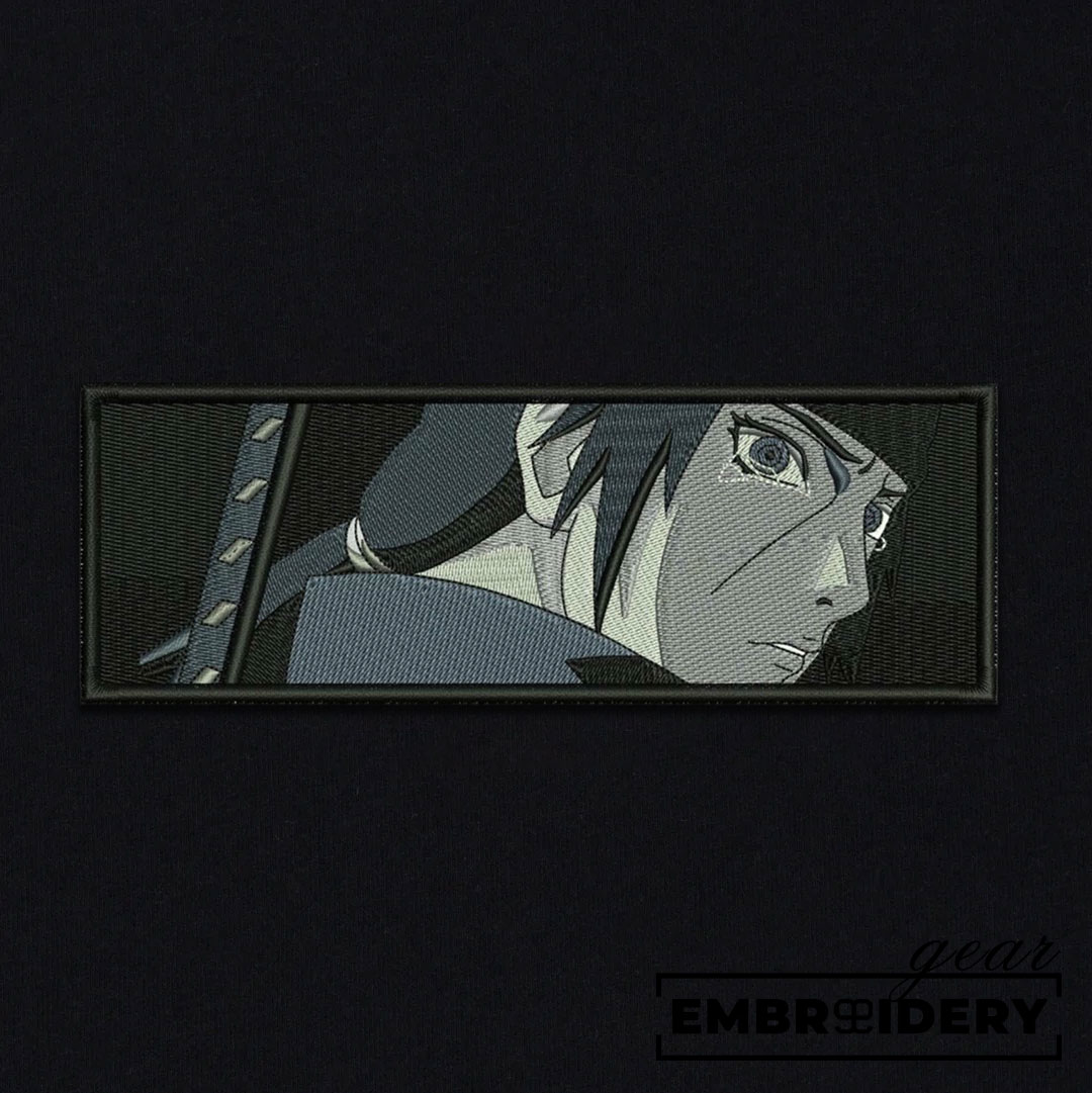 Itachi uchiha Naruto Anime Embroidered Design Personalized Embroidered T Shirt Sweatshirt Hoodie Clothing NRT061