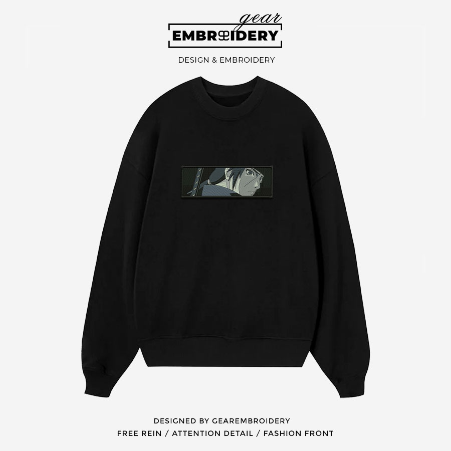 Itachi uchiha Naruto Anime Embroidered Design Personalized Embroidered T Shirt Sweatshirt Hoodie Clothing NRT061