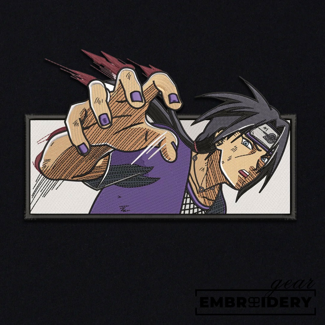 Itachi uchiha Naruto Anime Embroidered Design Personalized Embroidered T Shirt Sweatshirt Hoodie Clothing NRT062