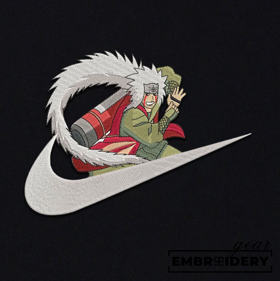 Jiraiya swoosh nike Naruto Anime Embroidered Design Personalized Embroidered T Shirt Sweatshirt Hoodie Clothing NRT081