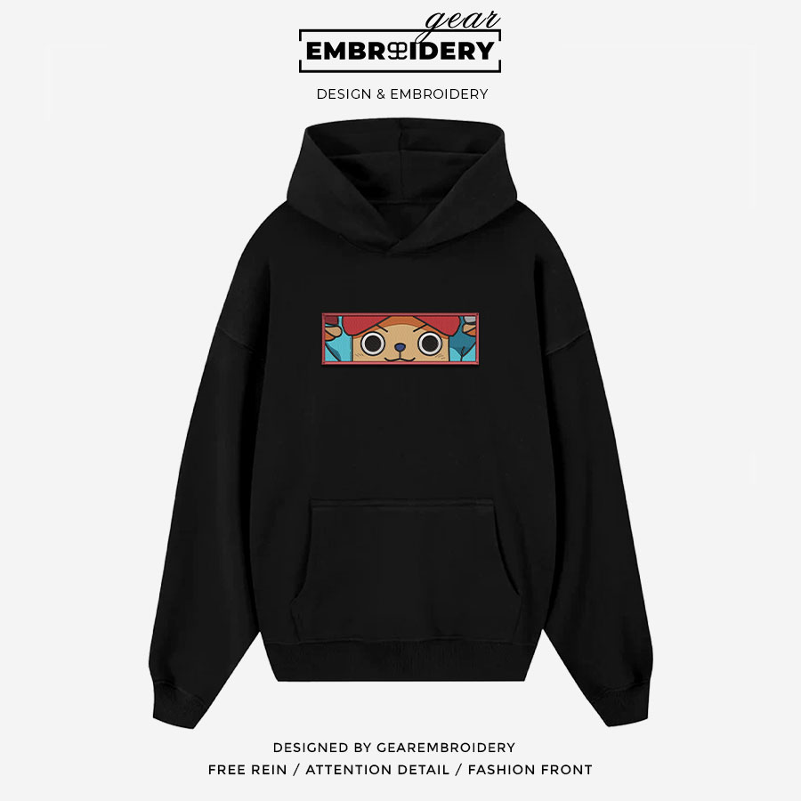 Chopper eyes One Piece Embroidered Design Personalized Embroidered T Shirt Sweatshirt Hoodie Clothing OP0038