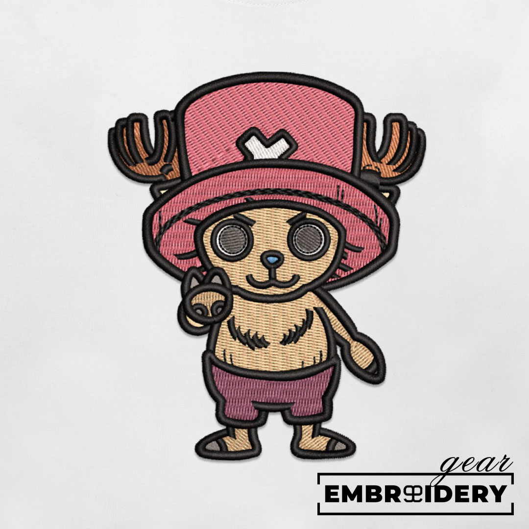 Chopper One Piece Embroidered Design Personalized Embroidered T Shirt Sweatshirt Hoodie Clothing OP0037