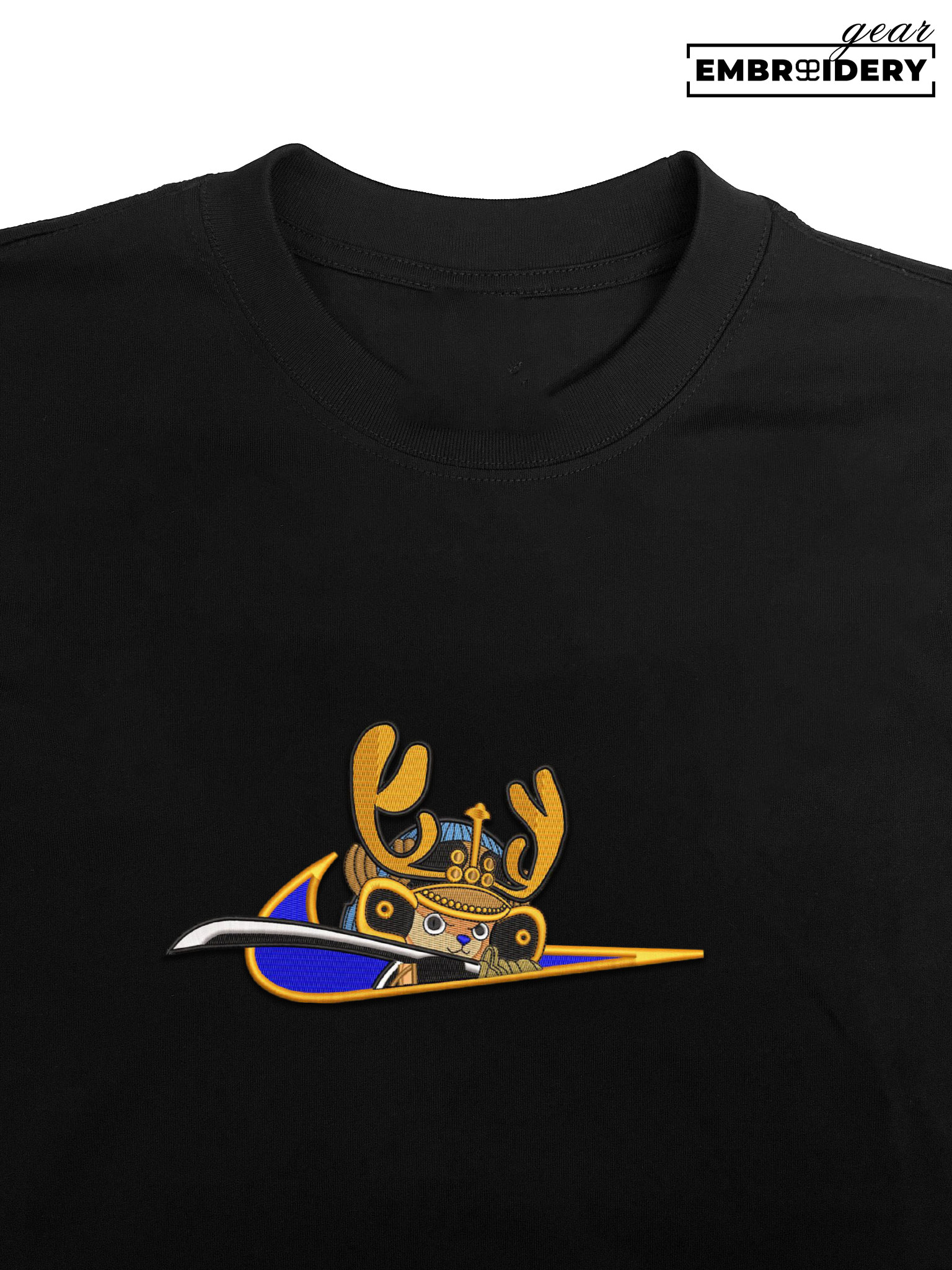 Chopper samurai swoosh nike One Piece Anime Embroidered Design Personalized Embroidered T Shirt Sweatshirt Hoodie Clothing OP0039