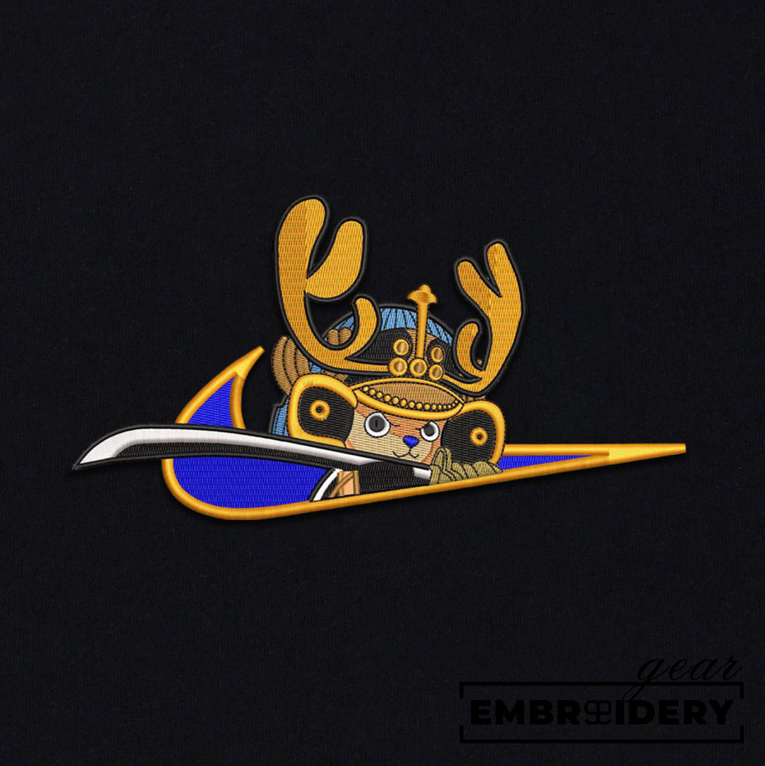 Chopper samurai swoosh nike One Piece Anime Embroidered Design Personalized Embroidered T Shirt Sweatshirt Hoodie Clothing OP0039