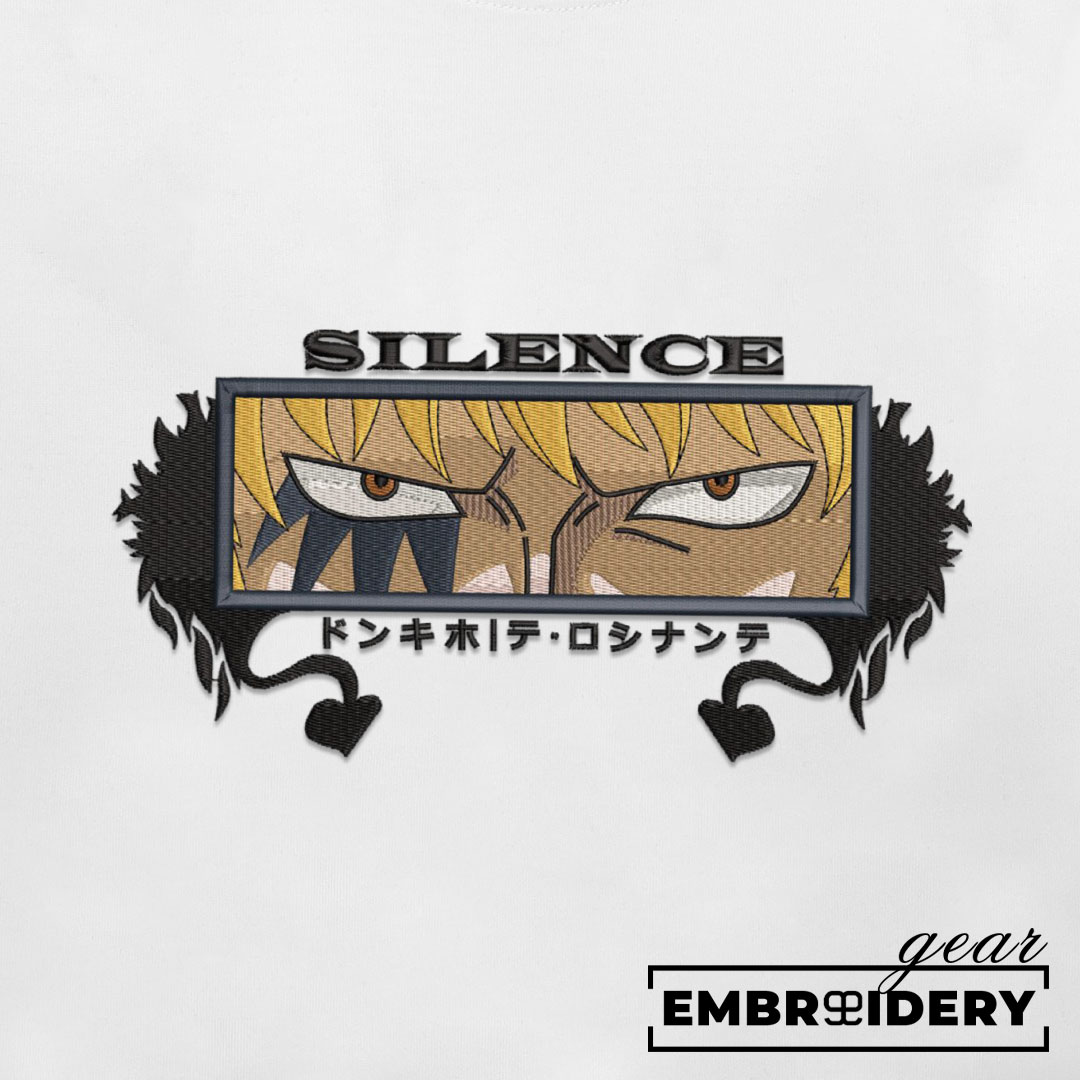 Corazon One Piece Embroidered Design Personalized Embroidered T Shirt Sweatshirt Hoodie Clothing OP0041