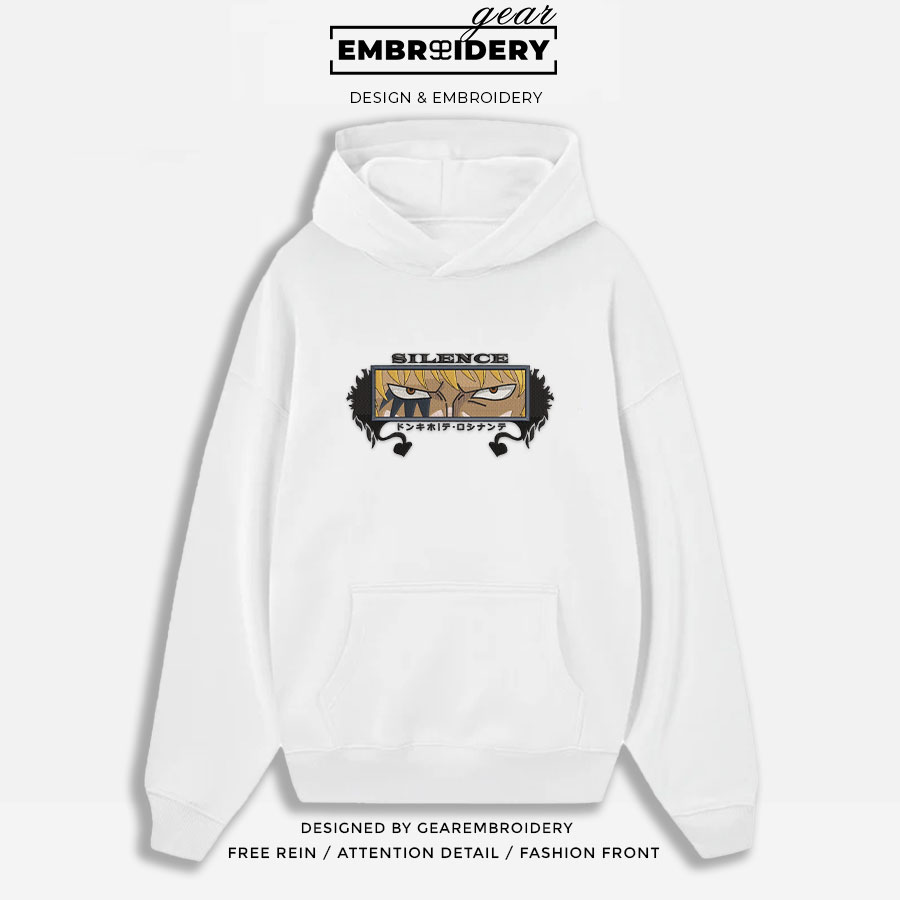 Corazon One Piece Embroidered Design Personalized Embroidered T Shirt Sweatshirt Hoodie Clothing OP0041