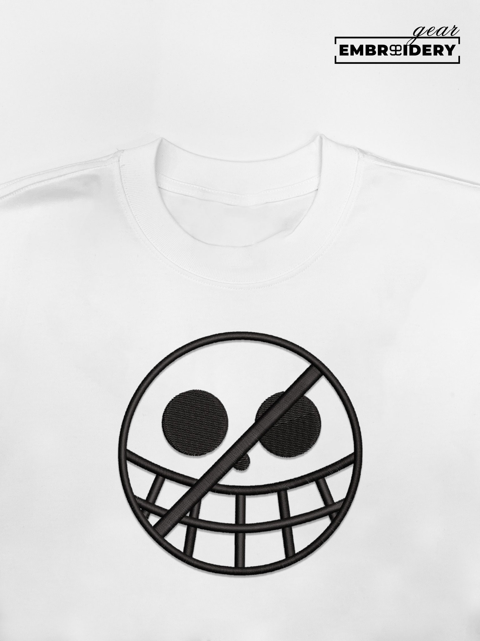 Doflamingo logo One Piece Embroidered Design Personalized Embroidered T Shirt Sweatshirt Hoodie Clothing OP0050