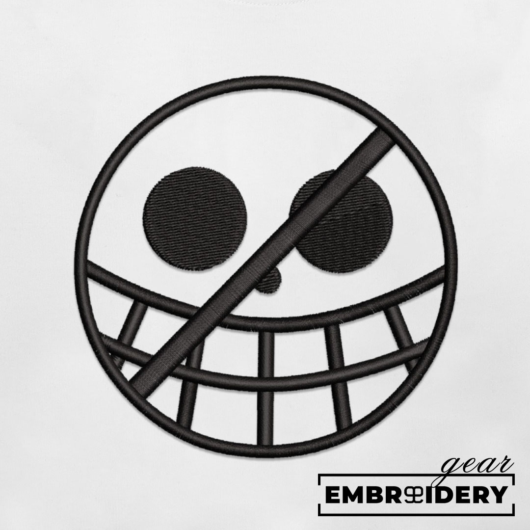 Doflamingo logo One Piece Embroidered Design Personalized Embroidered T Shirt Sweatshirt Hoodie Clothing OP0050