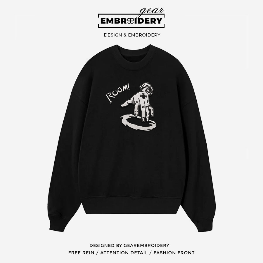 Law room One Piece Embroidered Design Personalized Embroidered T Shirt Sweatshirt Hoodie Clothing OP0067