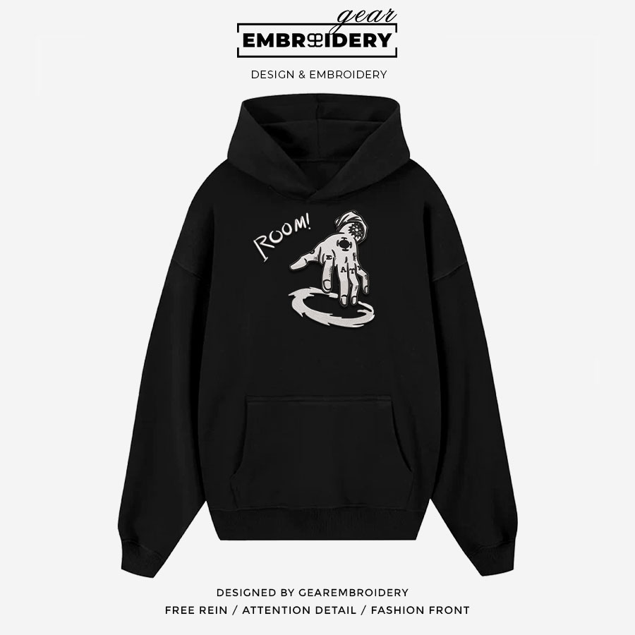 Law room One Piece Embroidered Design Personalized Embroidered T Shirt Sweatshirt Hoodie Clothing OP0067