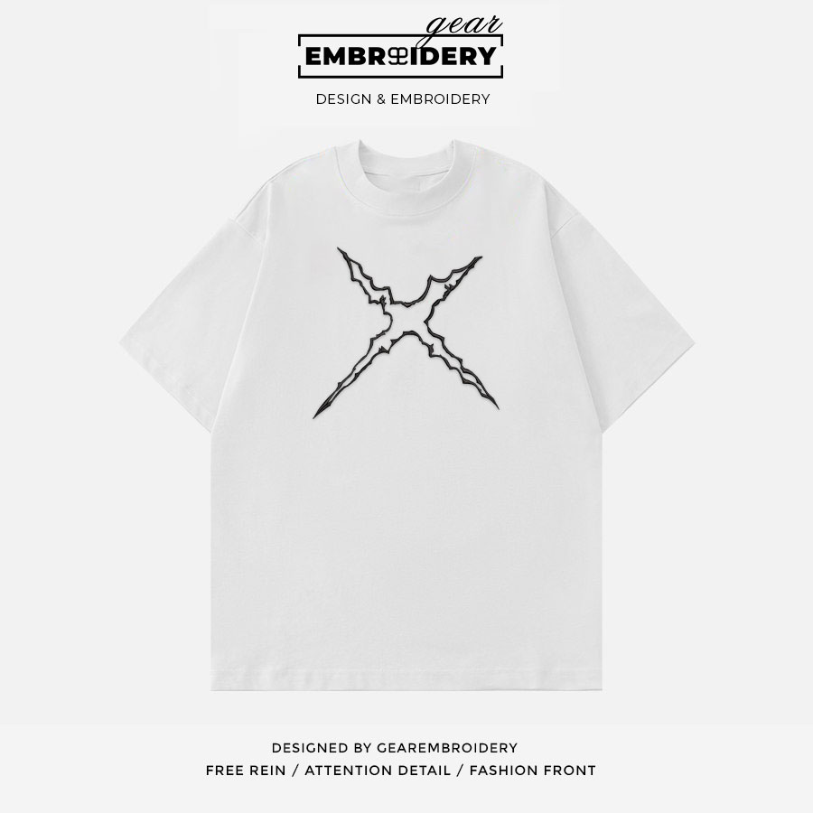 Luffy chest scar One Piece Embroidered Design Personalized Embroidered T Shirt Sweatshirt Hoodie Clothing OP0076