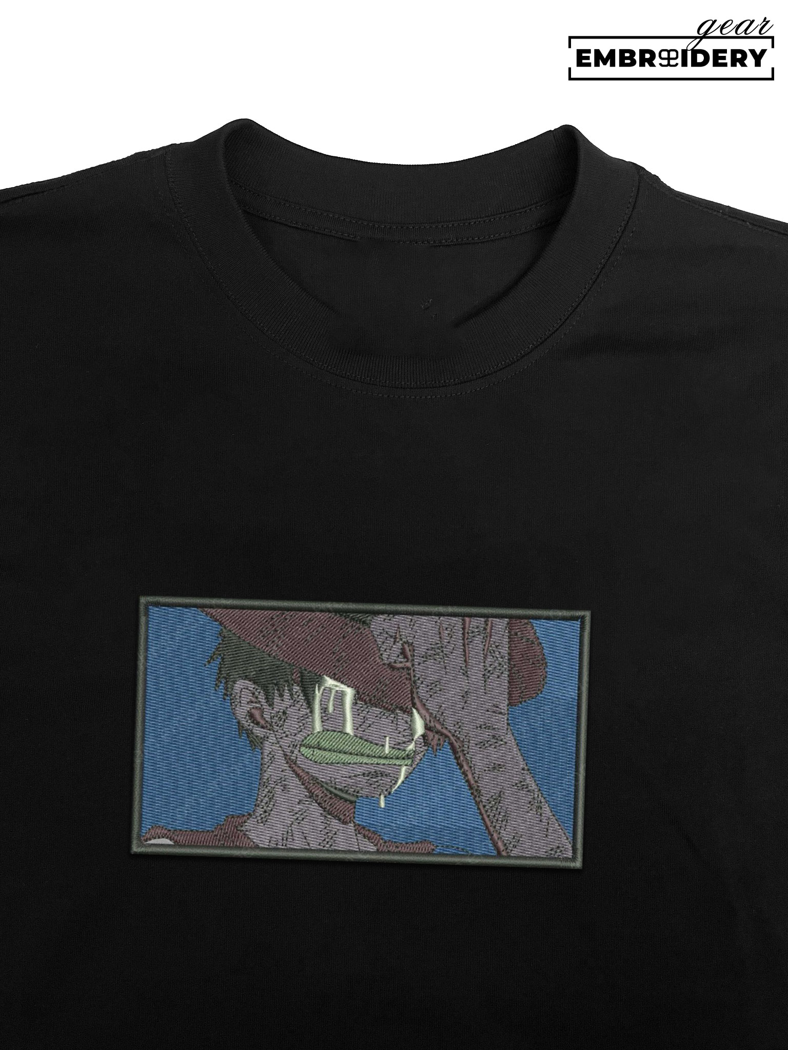 Luffy crying One Piece Embroidered Design Personalized Embroidered T Shirt Sweatshirt Hoodie Clothing OP0078