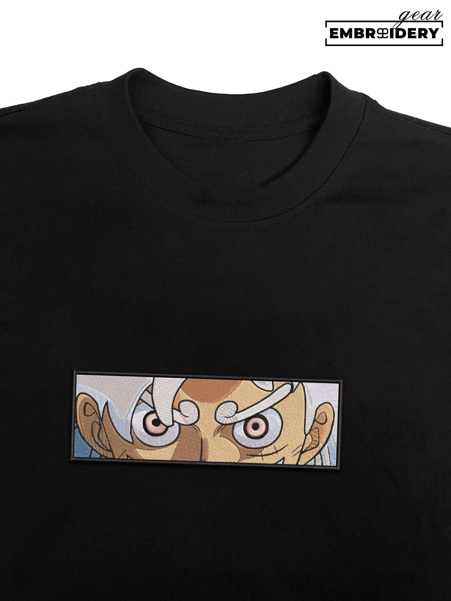 Luffy gear5 eyes One Piece Embroidered Design Personalized Embroidered T Shirt Sweatshirt Hoodie Clothing OP0104