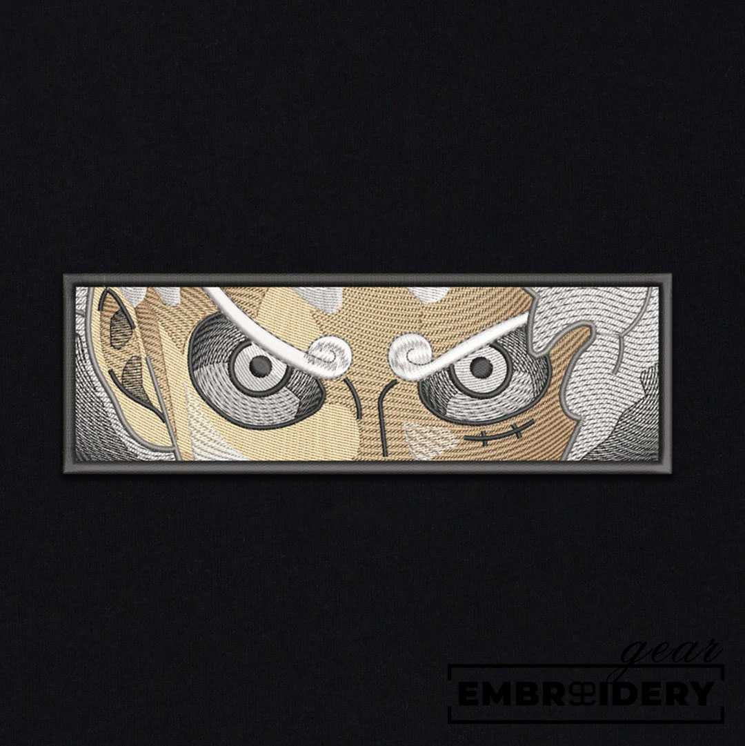 Luffy gear5 eyes One Piece Embroidered Design Personalized Embroidered T Shirt Sweatshirt Hoodie Clothing OP0105