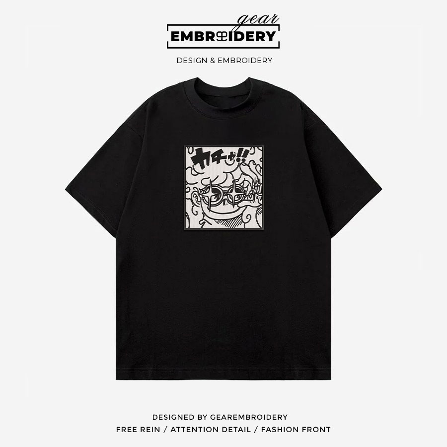 Luffy goggles One Piece Embroidered Design Personalized Embroidered T Shirt Sweatshirt Hoodie Clothing OP0114