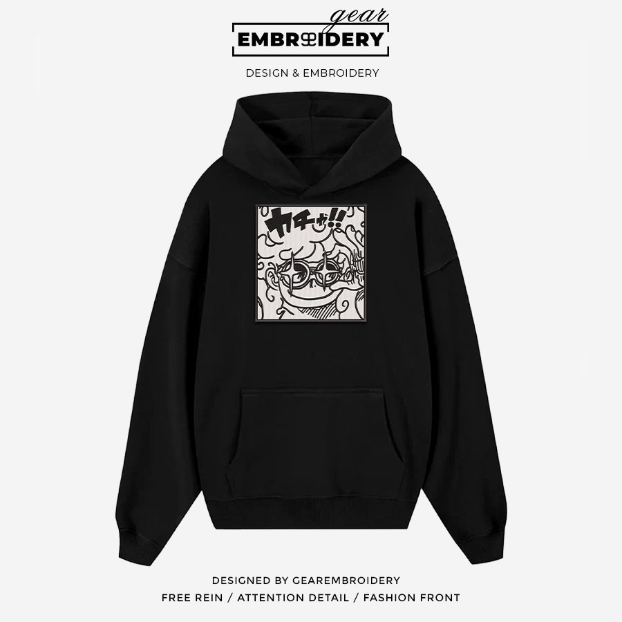 Luffy goggles One Piece Embroidered Design Personalized Embroidered T Shirt Sweatshirt Hoodie Clothing OP0114