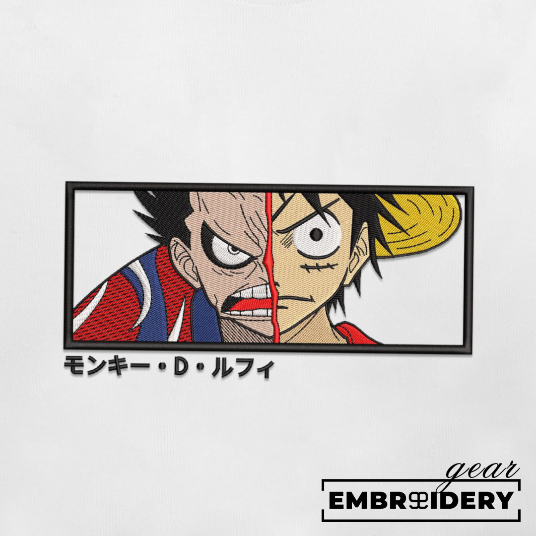 Luffy One Piece Embroidered Design Personalized Embroidered T Shirt Sweatshirt Hoodie Clothing OP0080