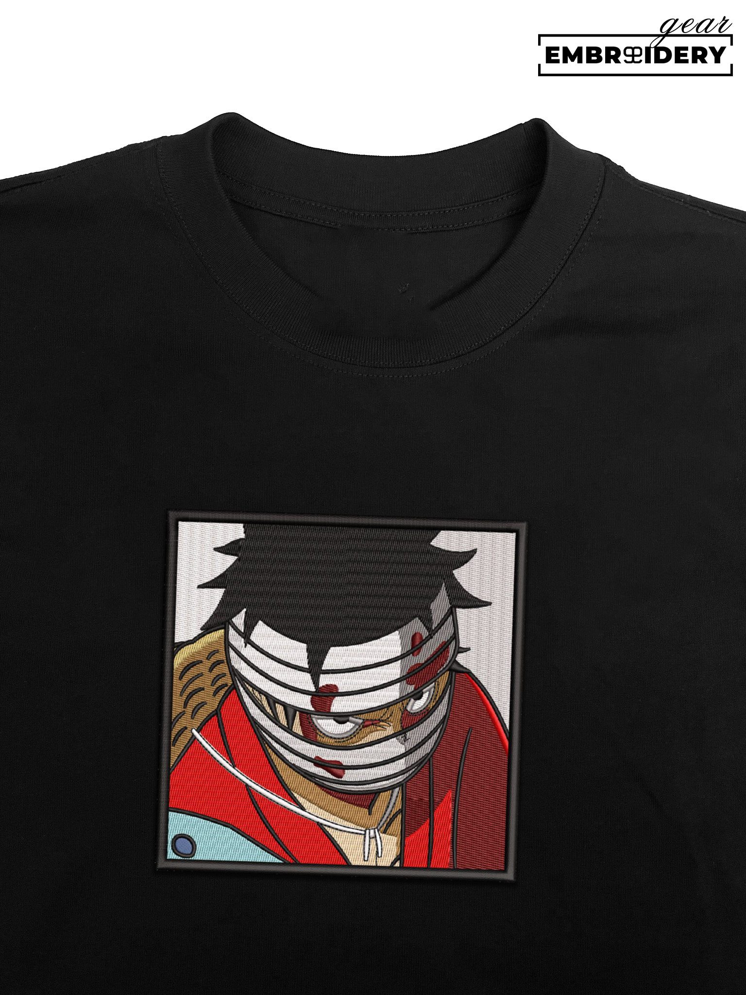 Luffy wano One Piece Embroidered Design Personalized Embroidered T Shirt Sweatshirt Hoodie Clothing OP0144