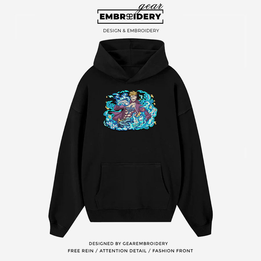 Marco One Piece Embroidered Design Personalized Embroidered T Shirt Sweatshirt Hoodie Clothing OP0151