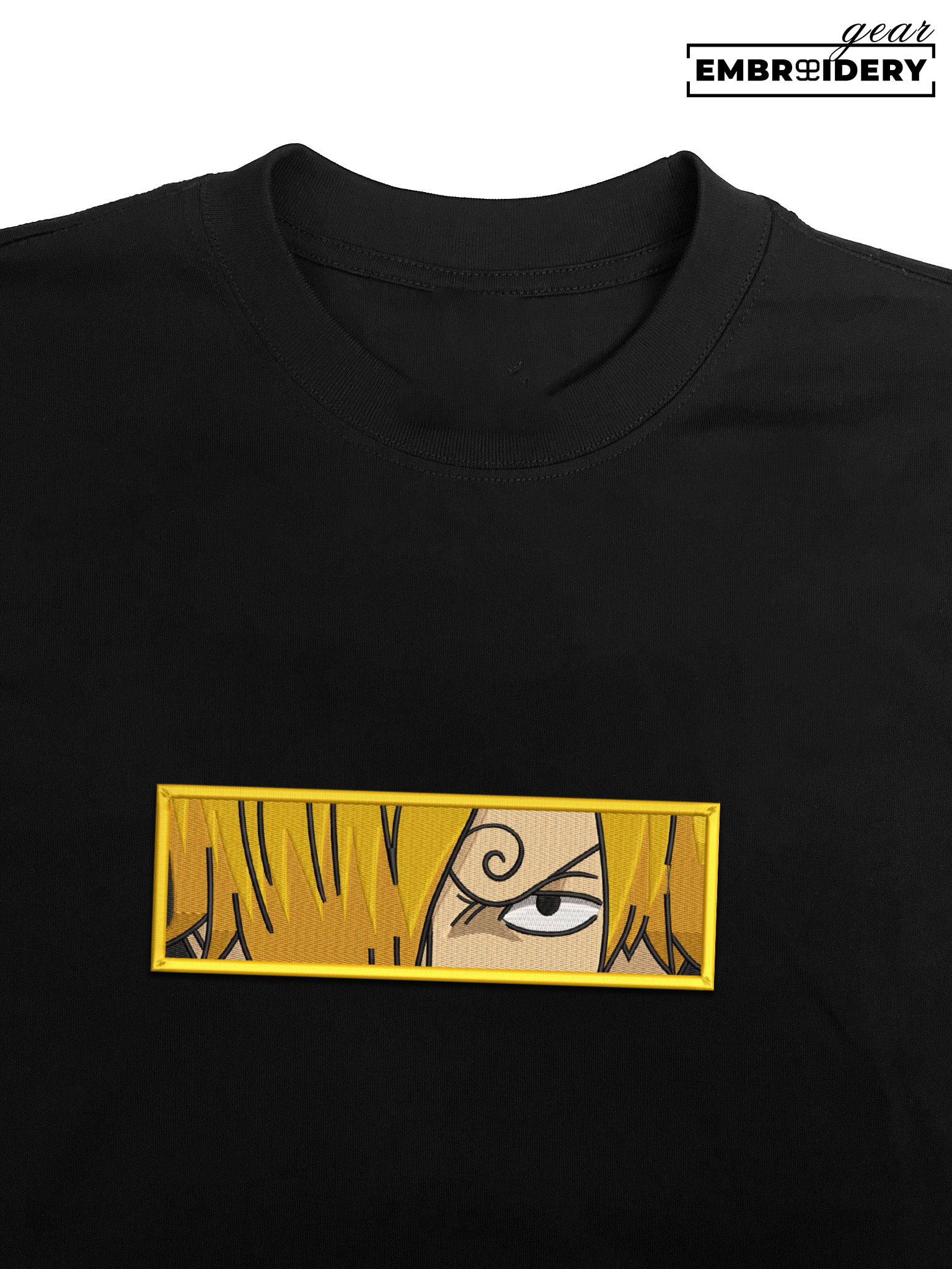 Sanji eyes One Piece Embroidered Design Personalized Embroidered T Shirt Sweatshirt Hoodie Clothing OP0175