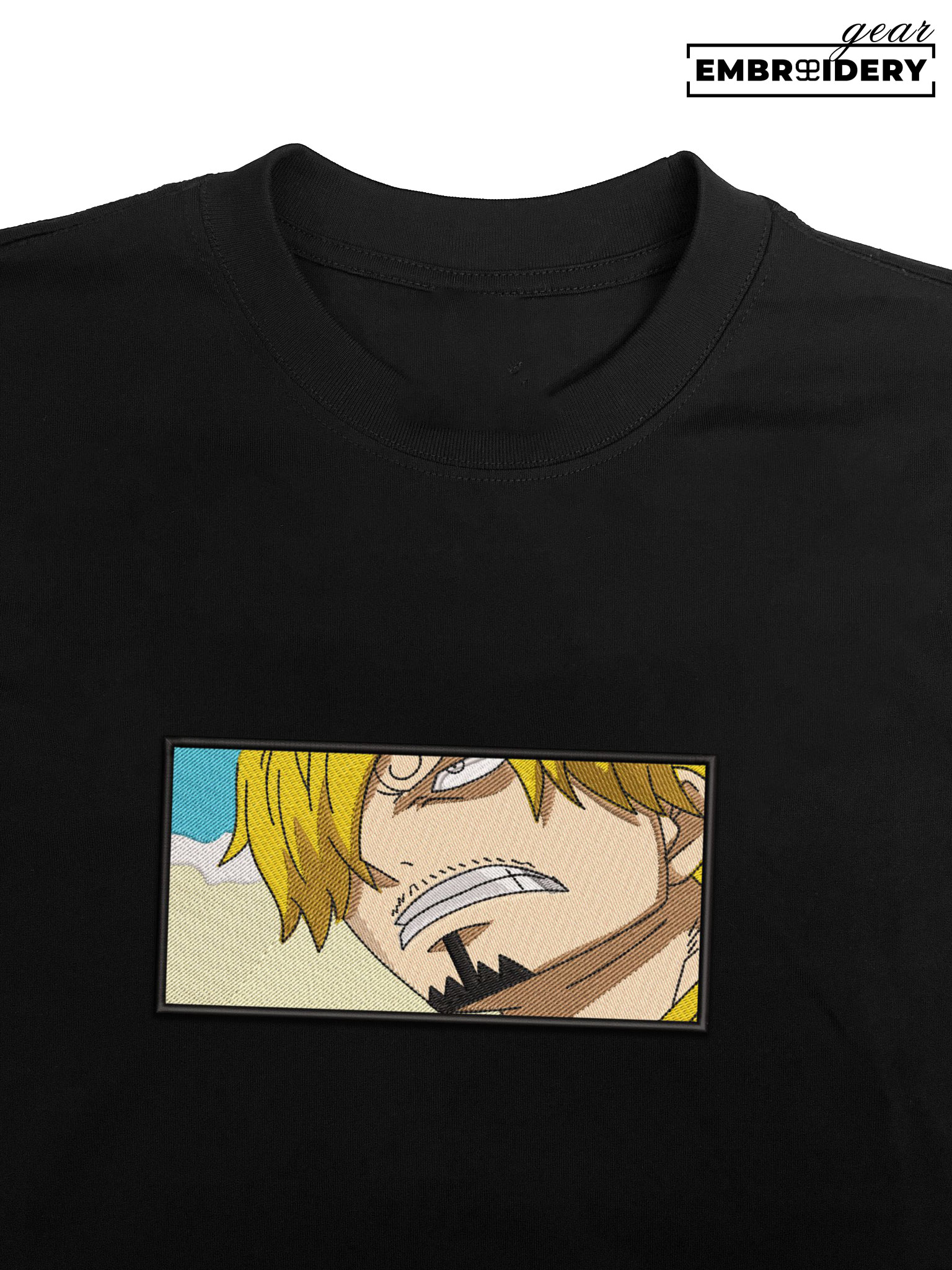 Sanji One Piece Embroidered Design Personalized Embroidered T Shirt Sweatshirt Hoodie Clothing OP0174